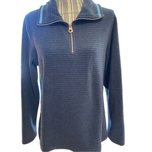 Regatta fleece pullover, size medium or 8, quarter zip, nice quality, EUC